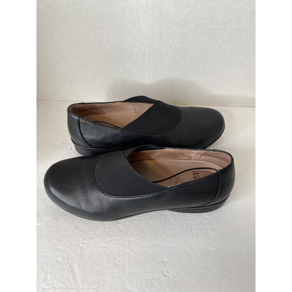 Women's Dansko Ann Slip On Loafers Clogs Shoes Size 40 EU 9.5/ 10 US Black MINT